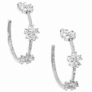 $88 Kate Spade gleaming gardenia hoop Earrings